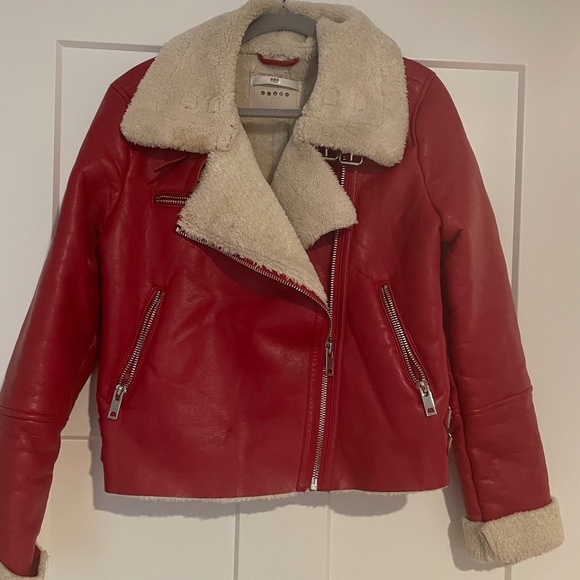 BlankNYC Red Leather Jacket - Picture 1 of 3